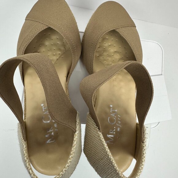 Brown Espadrille Wedge Sandals - Picture 9 of 10